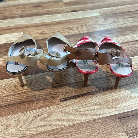 Bundle 2 pairs of Louise et Cio shoes small heel, ankle strap size 11 - Picture 6 of 9